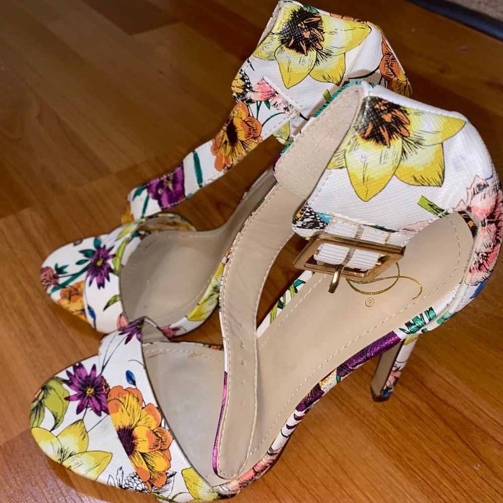 Floral heels